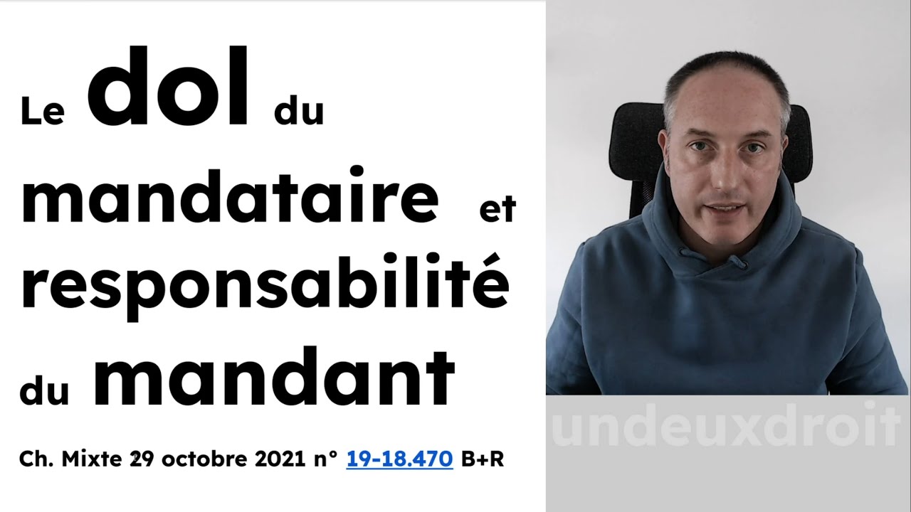 Le dol par personne interposée