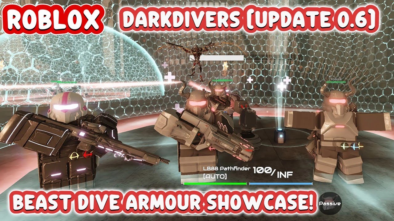 Roblox DARKDIVERS UPDATE 0.6 - Arradise Elite, H311 Elite Gameplay 4KHD (No Commentary) 8 Player