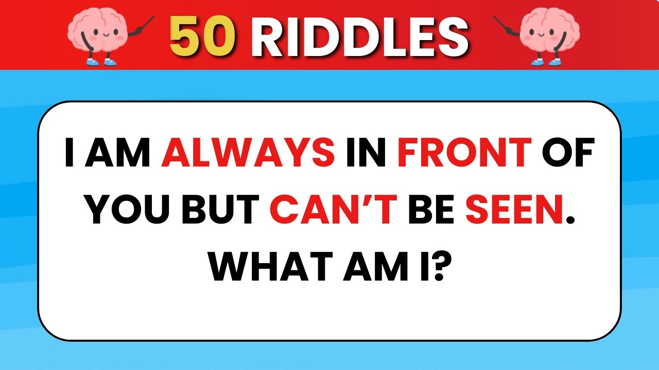 50 TRICKY RIDDLES THAT WILL STRETCH YOUR BRAIN | BRAIN TEASER & RIDDLES QUIZ