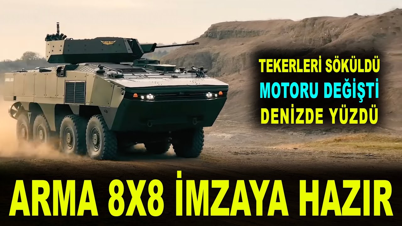 Arma 8x8 Orta Asya kapısını a&ccedil;ıyor - Arma 8x8 armored combat vehicle - OTOKAR - Savunma Sanayi OTKAR