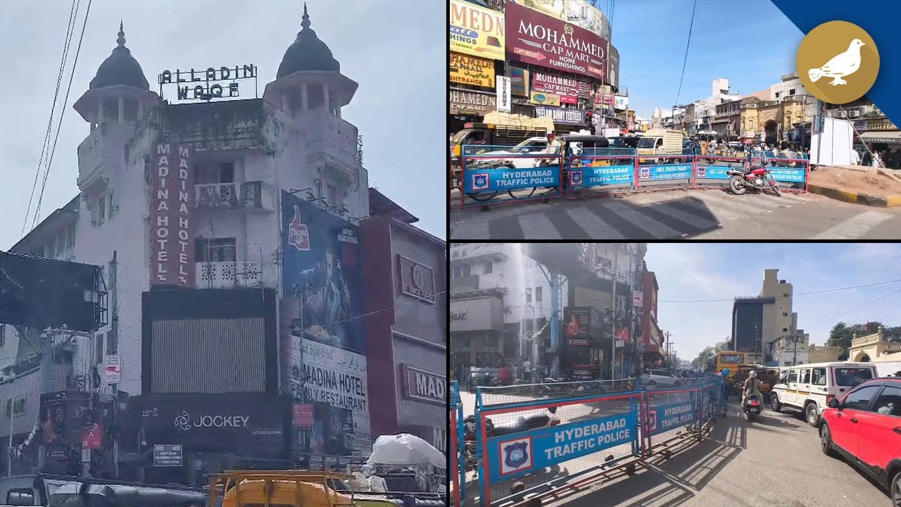 Traffic diversion at Madina circle, commuters and traders faces trouble