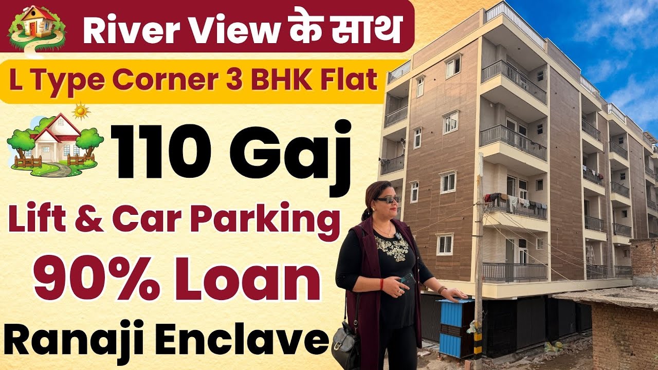 3 BHK Flat in Ranaji Enclave | River View Front of 3 BHK Flat Nr Metro Station | Top Real Estate