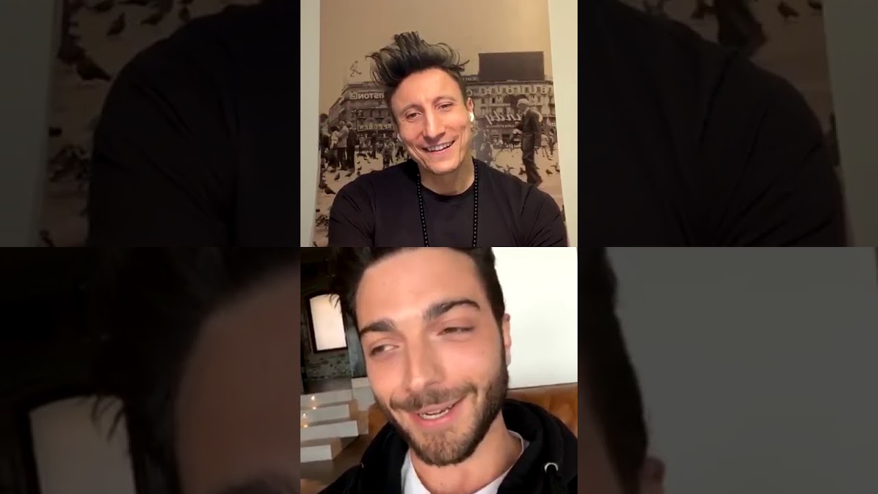 Gianluca Ginoble in diretta Instagram con Stefano Fisico su Billboard Italia. 26/03/2020 parte 2