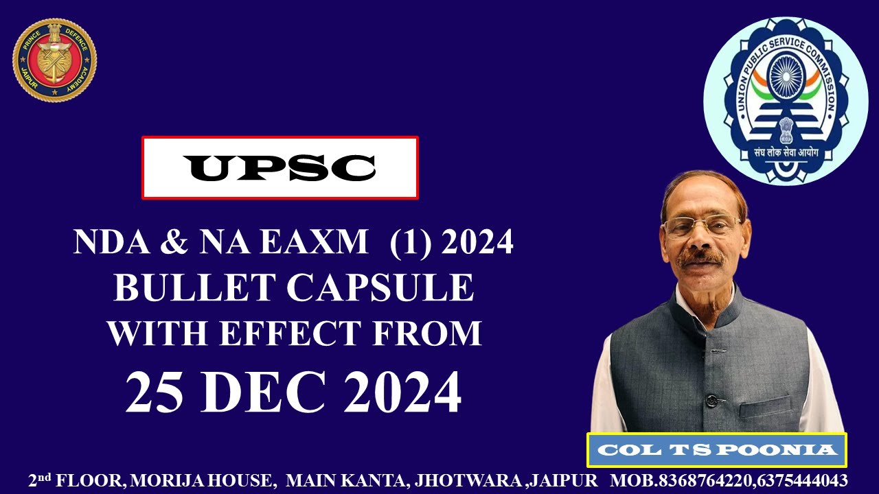 II NDA (1)2024 new Syllabus II NDA New syllabus 2024 | NDA paper pattern 2024