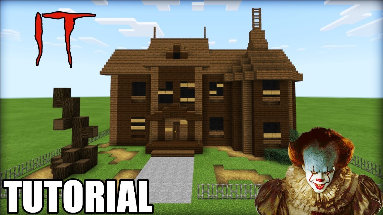 Minecraft: Как сделать дом Пеннивайза &laquo;IT House Minecraft&raquo;