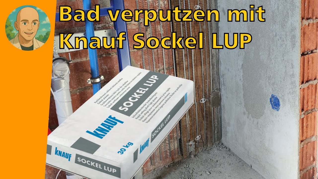 Bad verputzen mit Sockel LUP