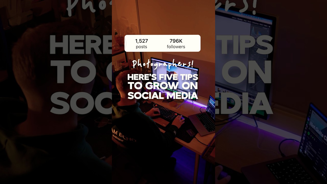 5 Tips To Grow On Social Media As A Photographer (Tips Literally Work For Everyone Too!)