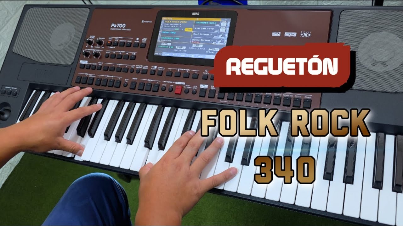 Ritmo - FOLK ROCK 2026 ✅REGUETÓN - Korg Pa700, Pa600, Ritmos y Samples - Elias Soto