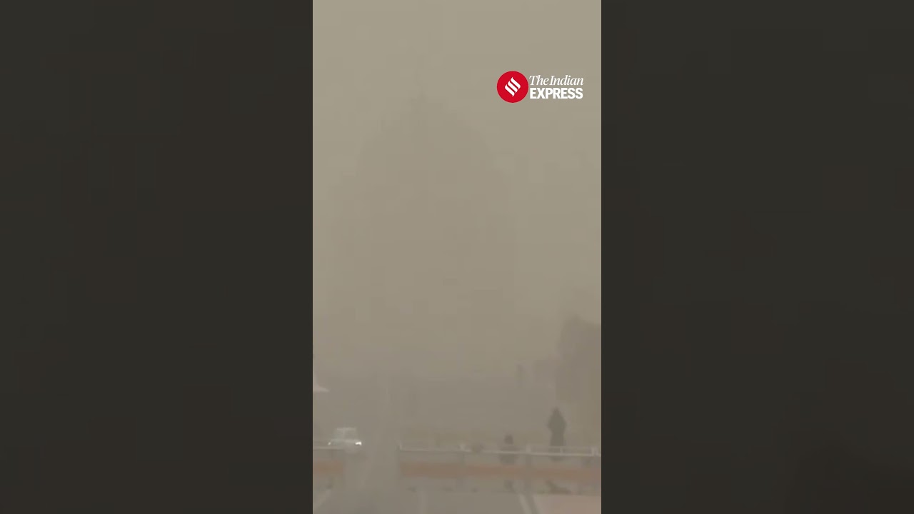 Dust Storm Hits Delhi: Visibility Drops In Parts Of City