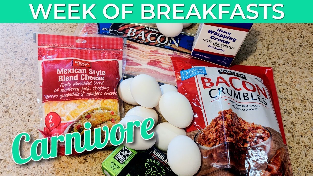 7 Days of Carnivore Breakfasts