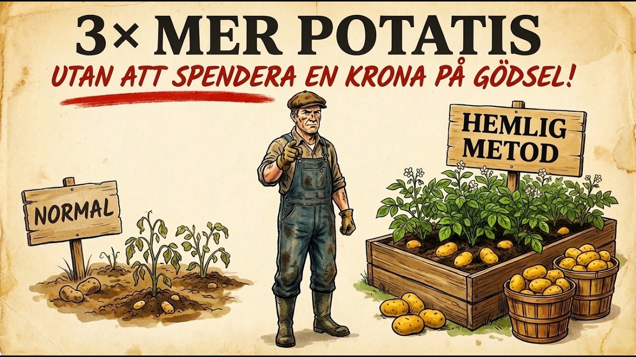 Trädgårdsmästarens dolda knep: Få 3 gånger mer potatis helt utan gödningsmedel