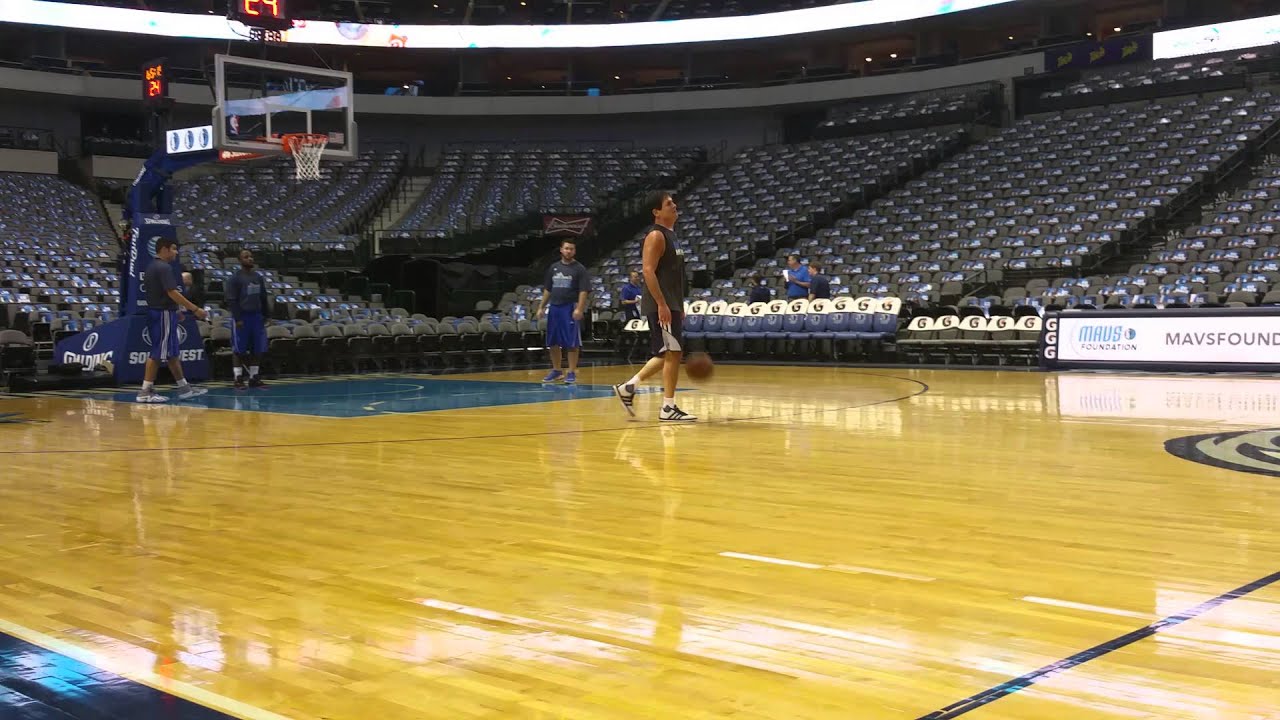 Mark Cuban (Dallas Mavericks) shooting session