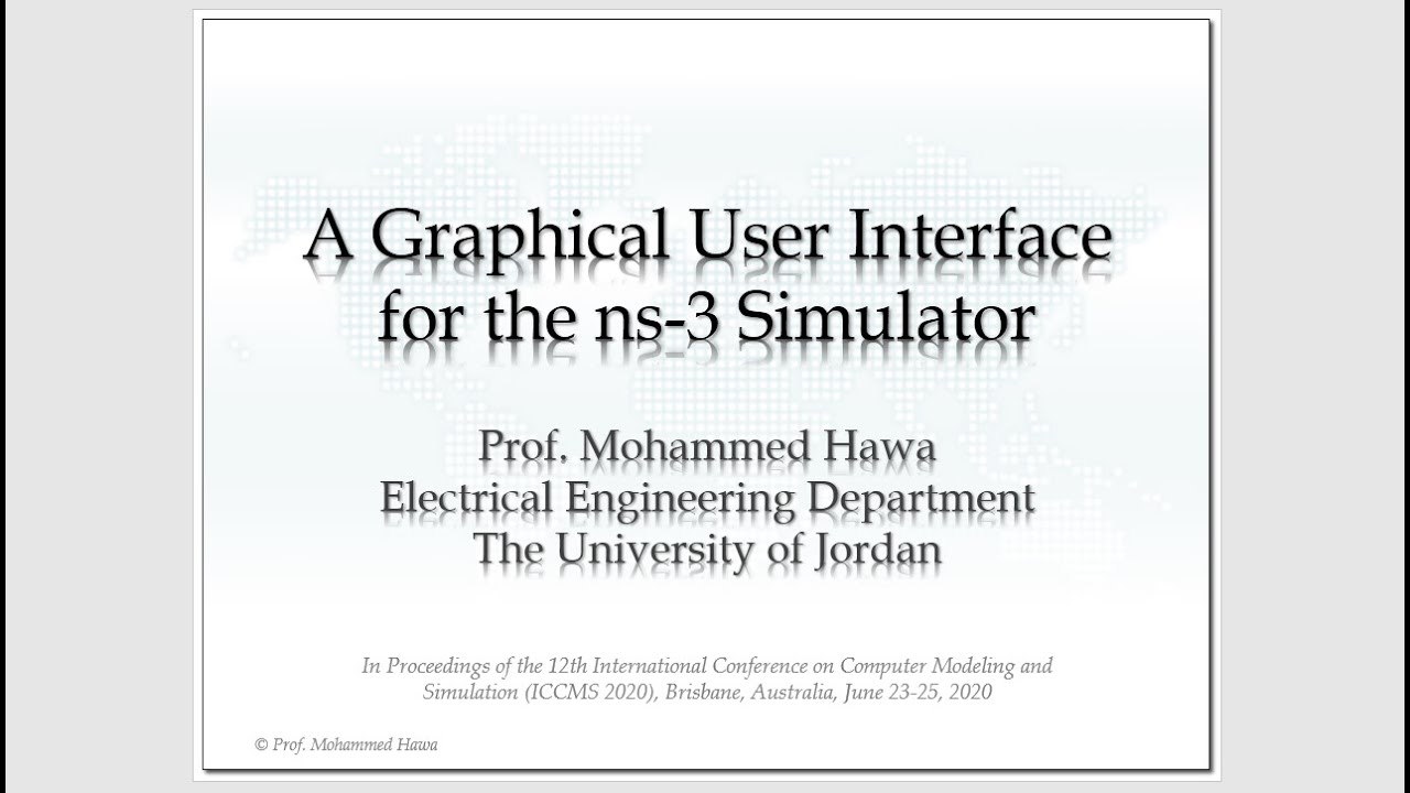 Introduction to ns3++: ICCMS 2020 Conference Presentation