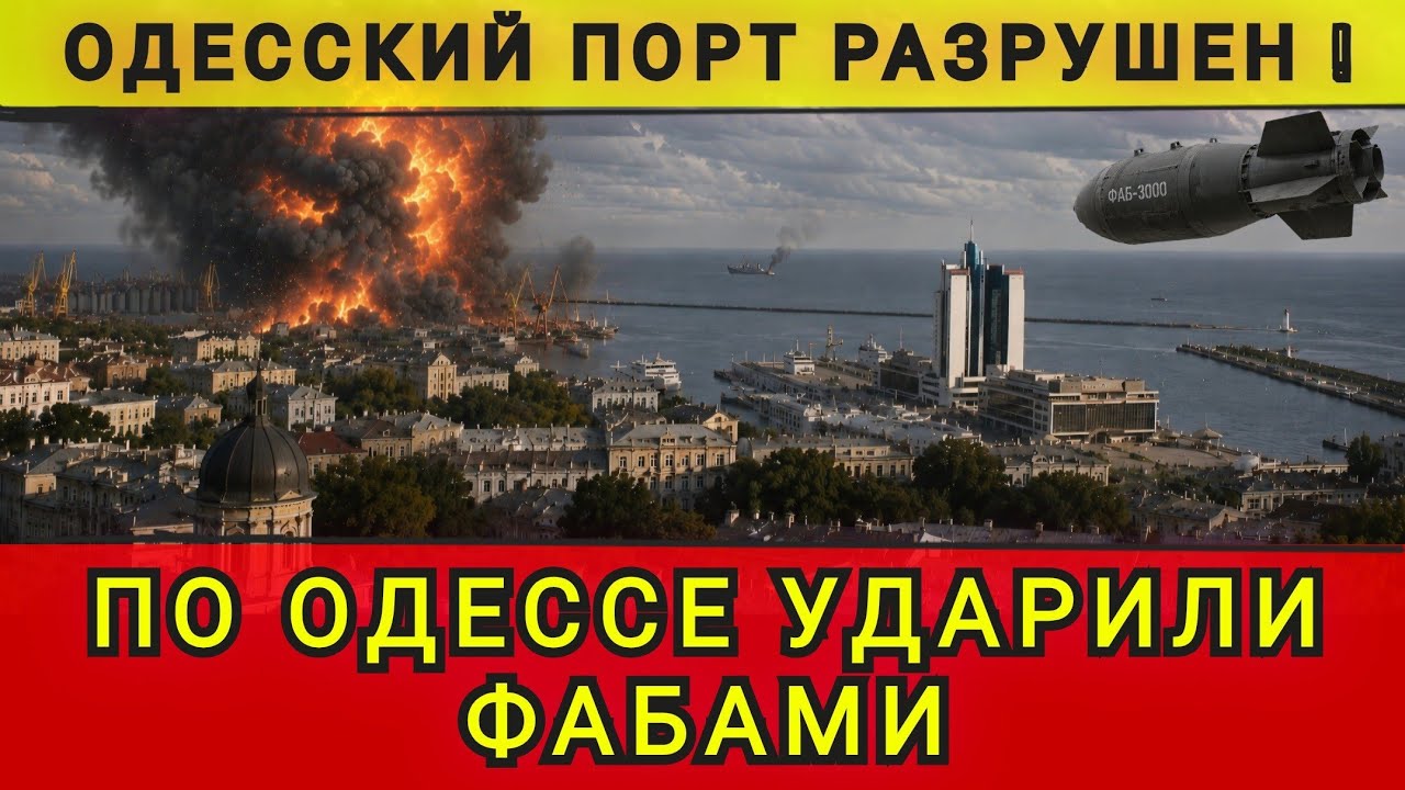 СРОЧНО❗УДАР ФАБАМИ ПО ОДЕССЕ ❗