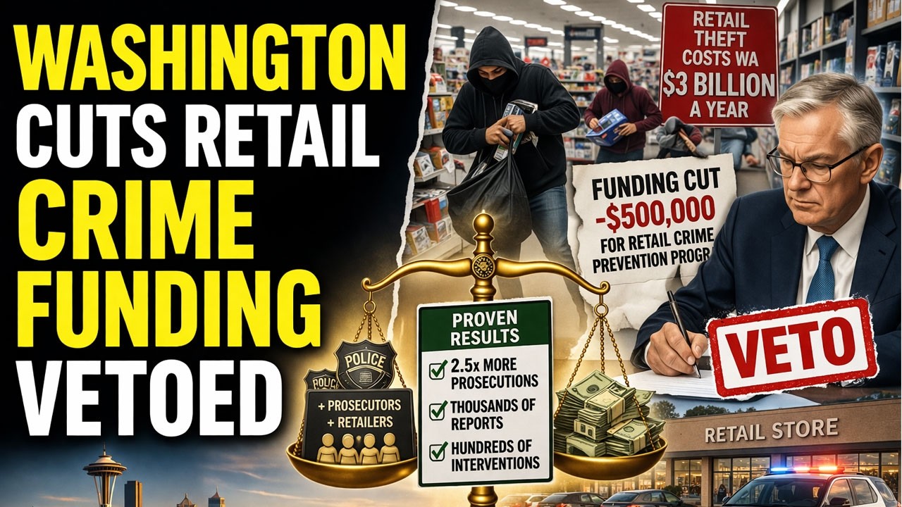 Washington Retail Theft Crisis: Governor VETO Sparks BACKLASH!