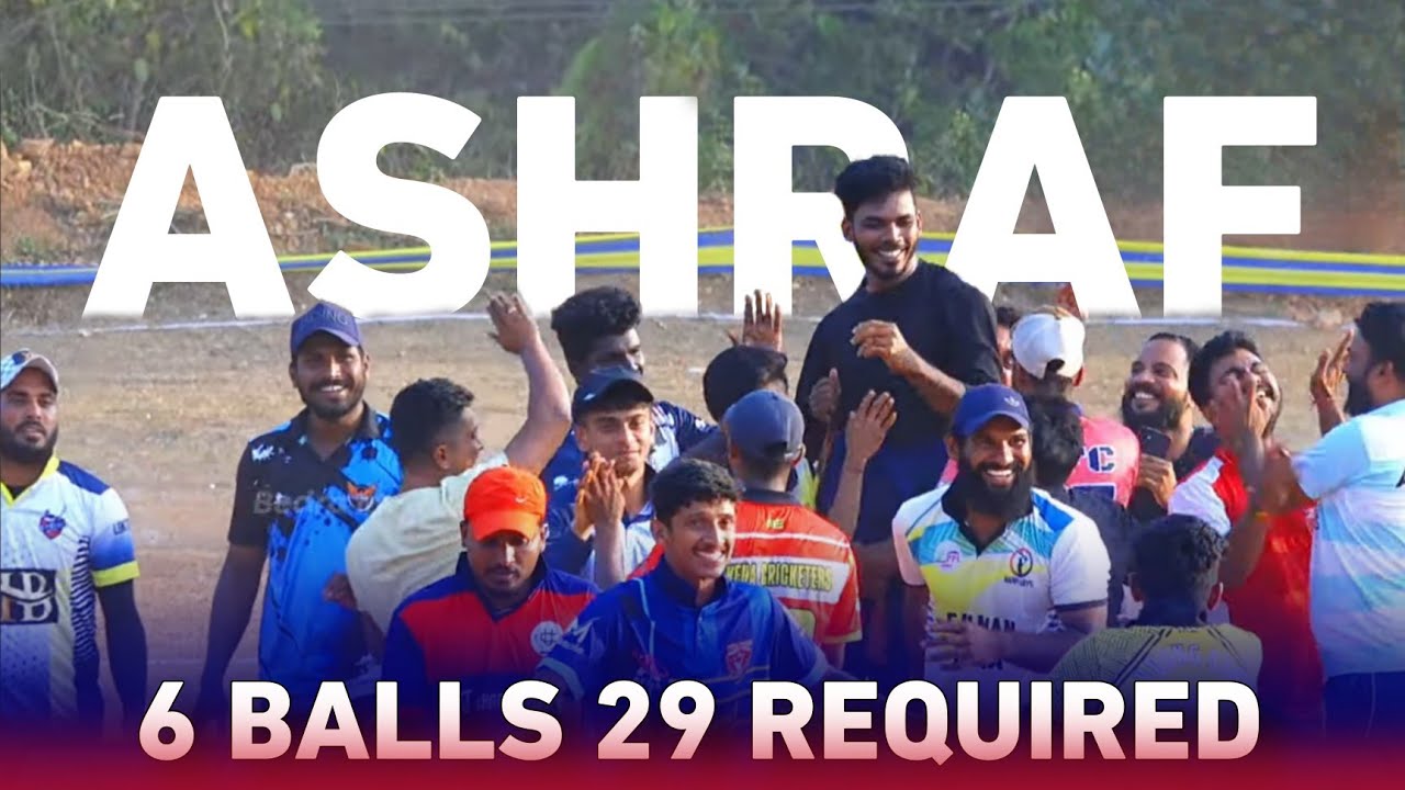 6 Balls 29 Required // Big Fight Match // ASHRAF YOU BEAUTY