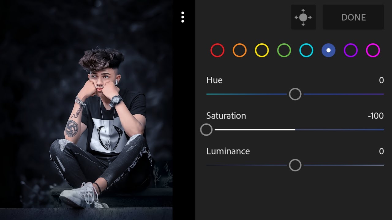 Dark Grey Tone Lightroom Photo Editing | Lightroom Mobile Photo Editing | Lr Photo Editing