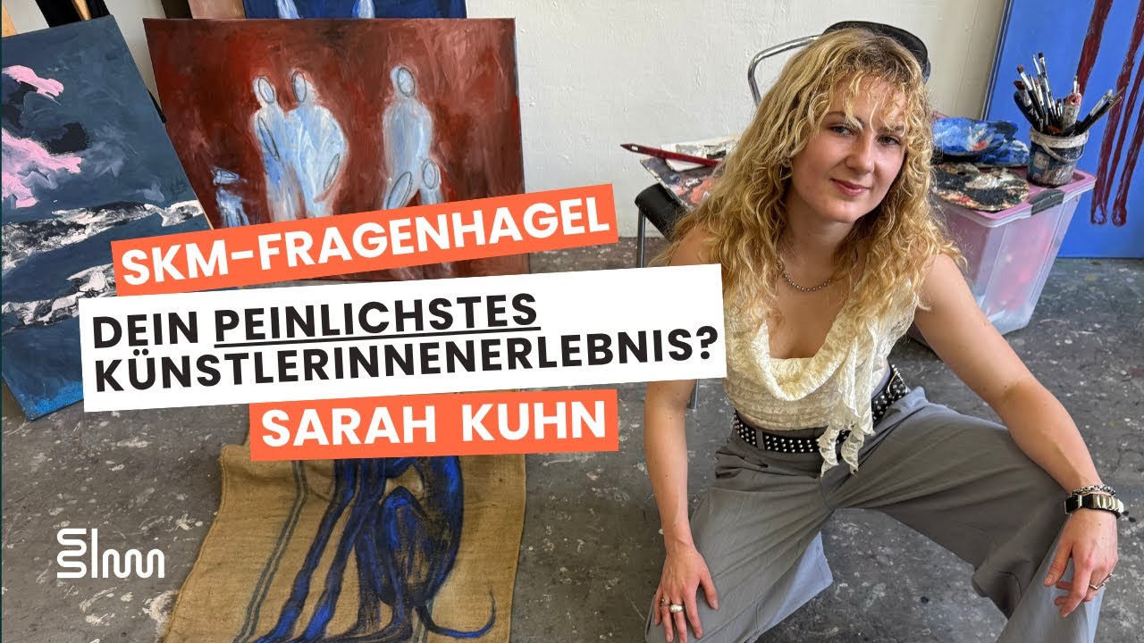 SKM-Fragenhagel mit Sarah Maria Kuhn an der UdK Berlin / Studierenden-Kunstmarkt