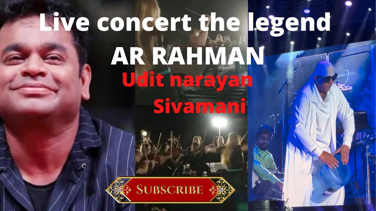 The legend A R RAHMAN live concert at expo 2020 ! #arrahman #uditnarayan #expo2020 #dubai #show