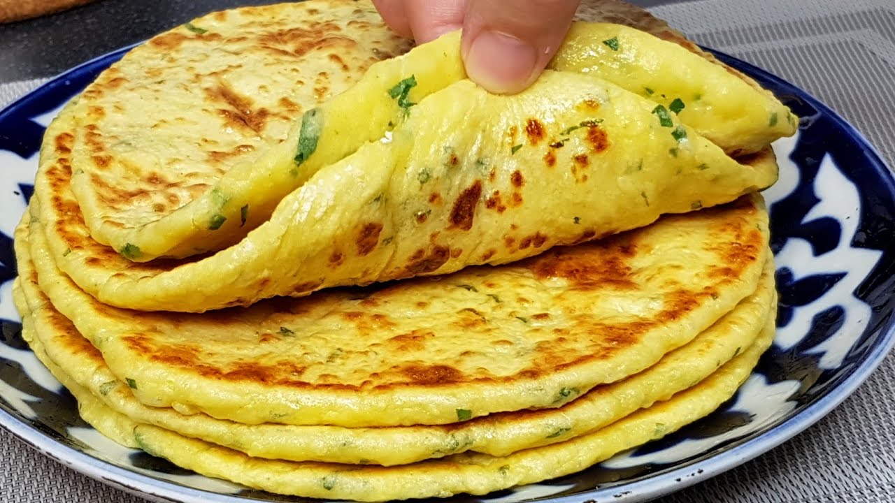 Картофель +Мука и Зелень ‼ВКУСНЕЕ ВСЯКИХ ЧЕБУРЕКОВ!!! КАРТОФЕЛЬНЫЕ ЛЕПЁШКИ НА СКОВОРОДЕ 📌