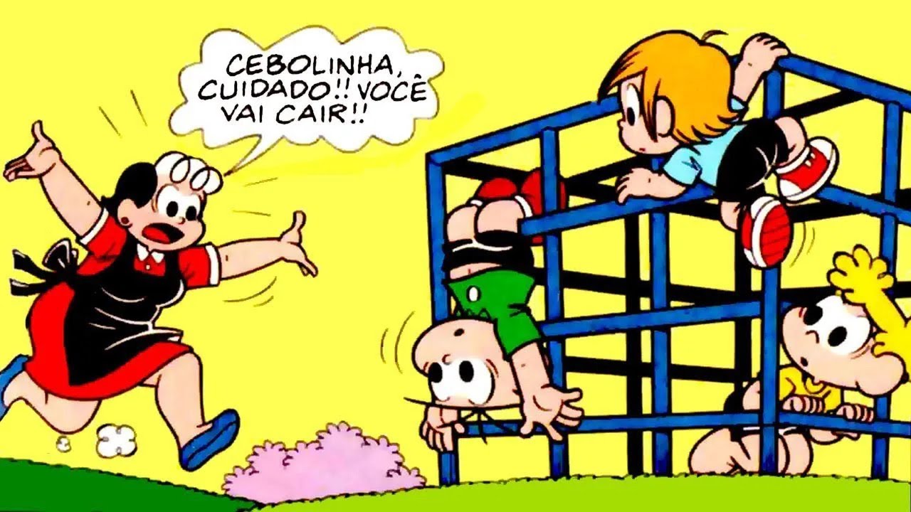 CEBOLINHA É O MENINO PORCELANA