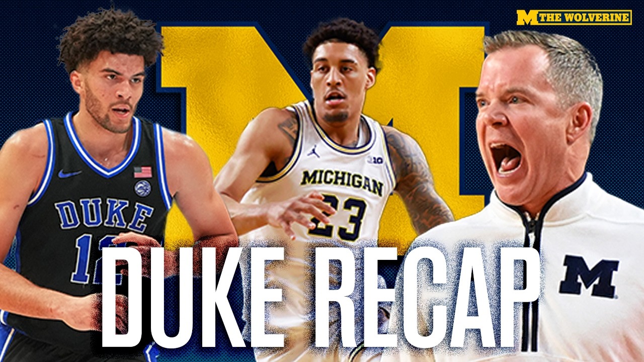 Michigan Loses BATTLE With Duke, 68-63 In Washington D.C. | The Wolverine Basketball Show