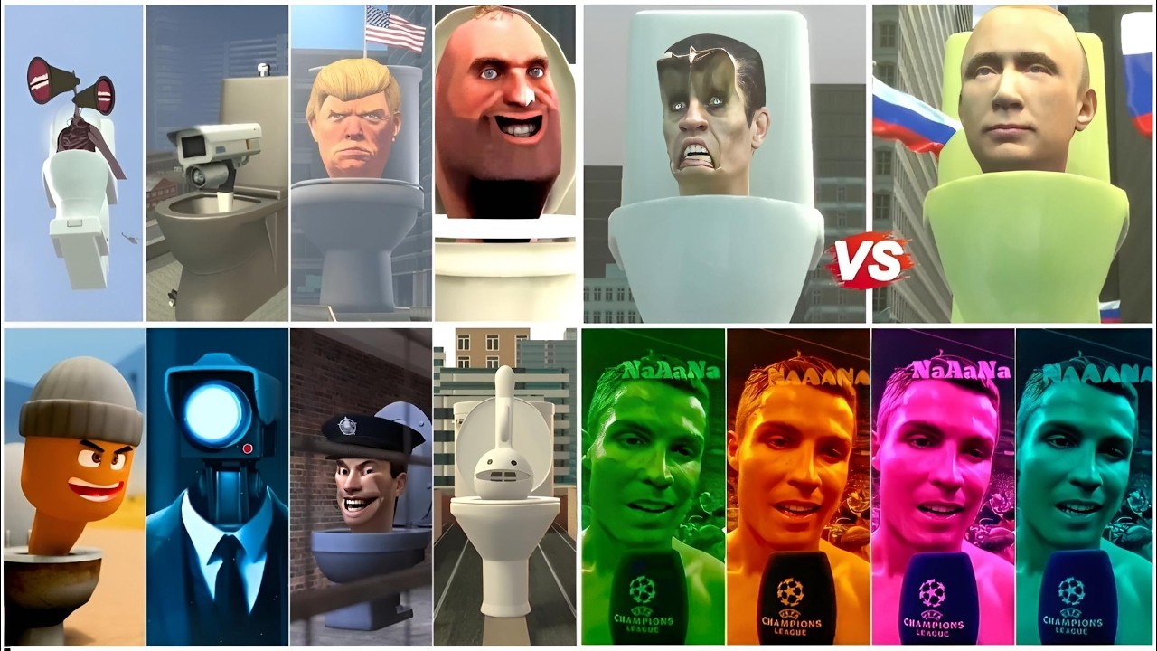 Skibidi toilet mega battle