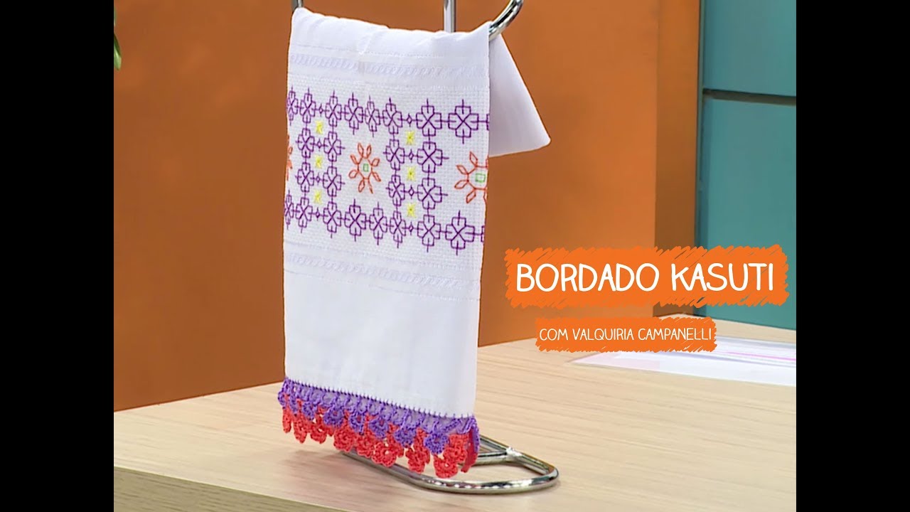 Bordado Kasuti com Valquiria Campanelli | Vitrine do Artesanato na TV - Rede Família