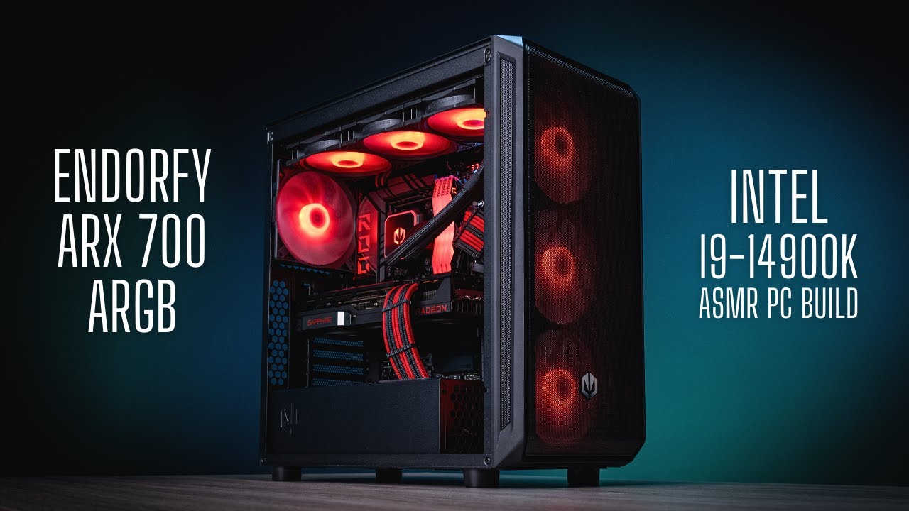 Endorfy ARX 700 ARGB | Intel i9-14900k | Sapphire Pulse RX 7900 XT | #ASMR PC Build