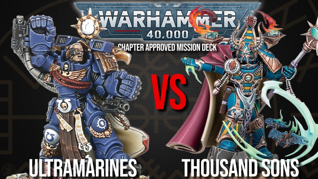 Ultramarines Vs Thousand Sons - Warhammer 40k 10th Edition