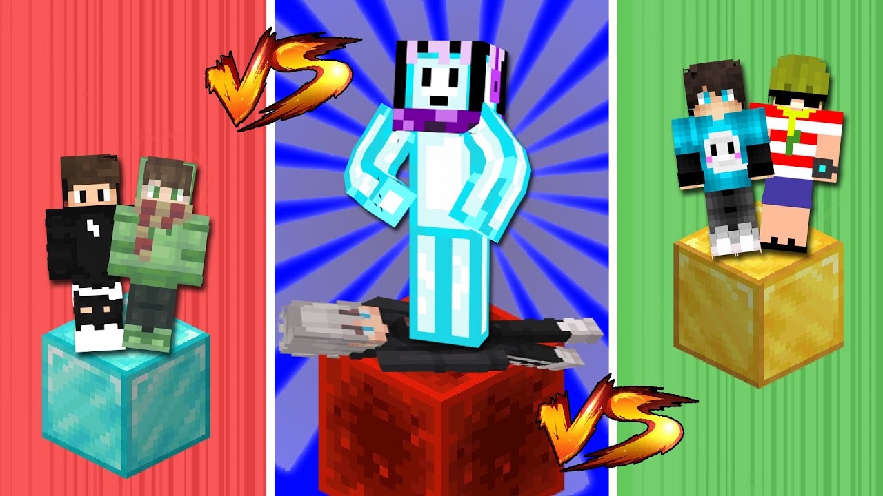 AKU DITANTANG DI OLIMPIADE MINECRAFT 2 VS 2 VS 2 tapi timku payah...