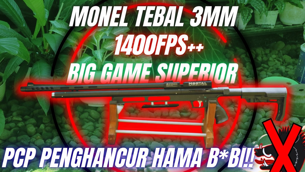 PCP BIG GAME MORTAL 5000 PSI TACTICAL‼️SENAPAN ANGIN PEMUSNAH BABI DENGAN SPEK ISTIMEWA‼️