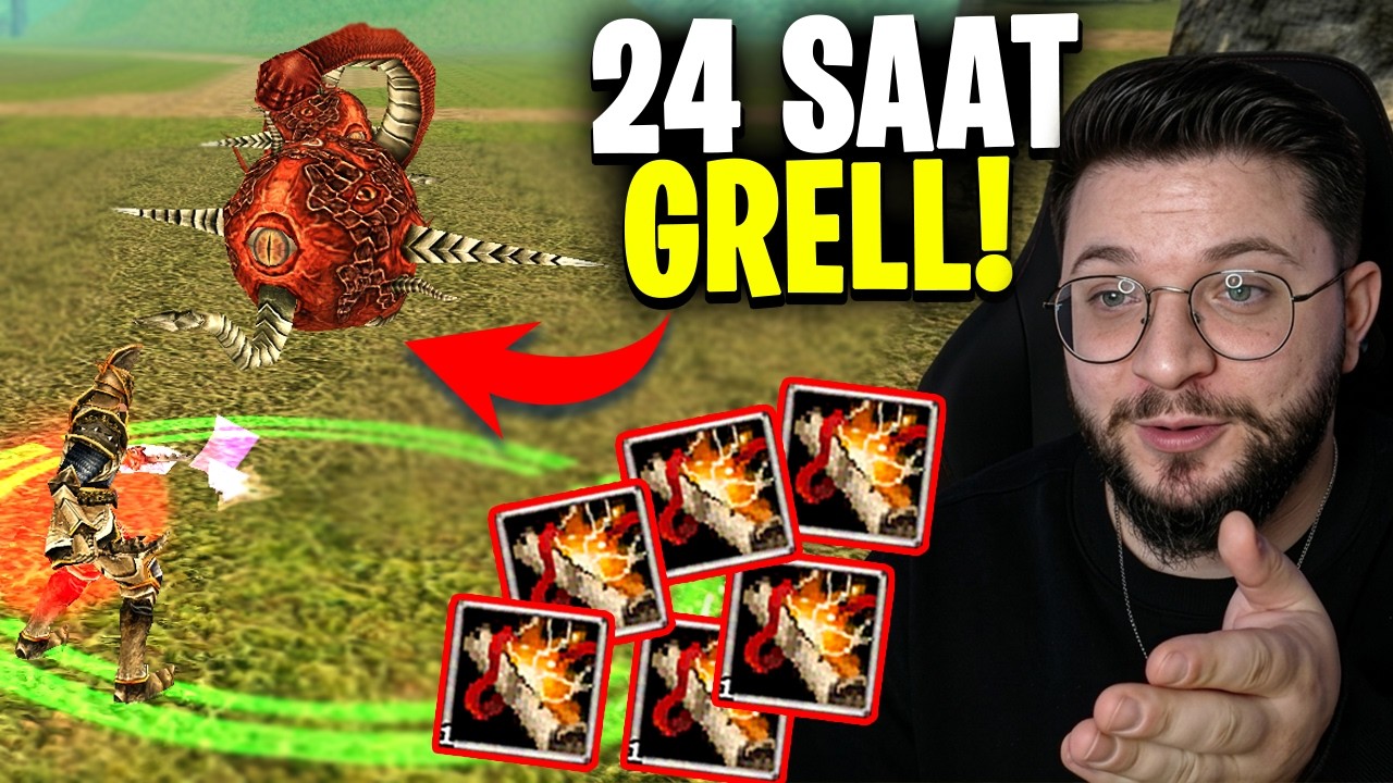 24 SAAT GRELL FARMI ATTIM! 💰 DEĞDİ Mİ?! 😳 | Knight Online