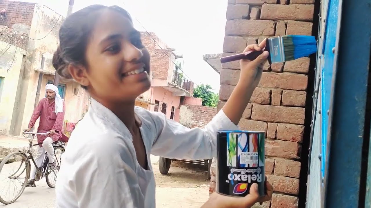 Aaj Maine apna gate bahut Sundar banaa Diya||Suhana vlog