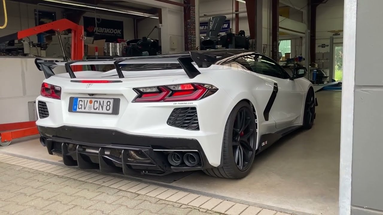 EU Corvette C8 Auspuff-Klappenanlage Serie gegen NAP, powered by CN Racing