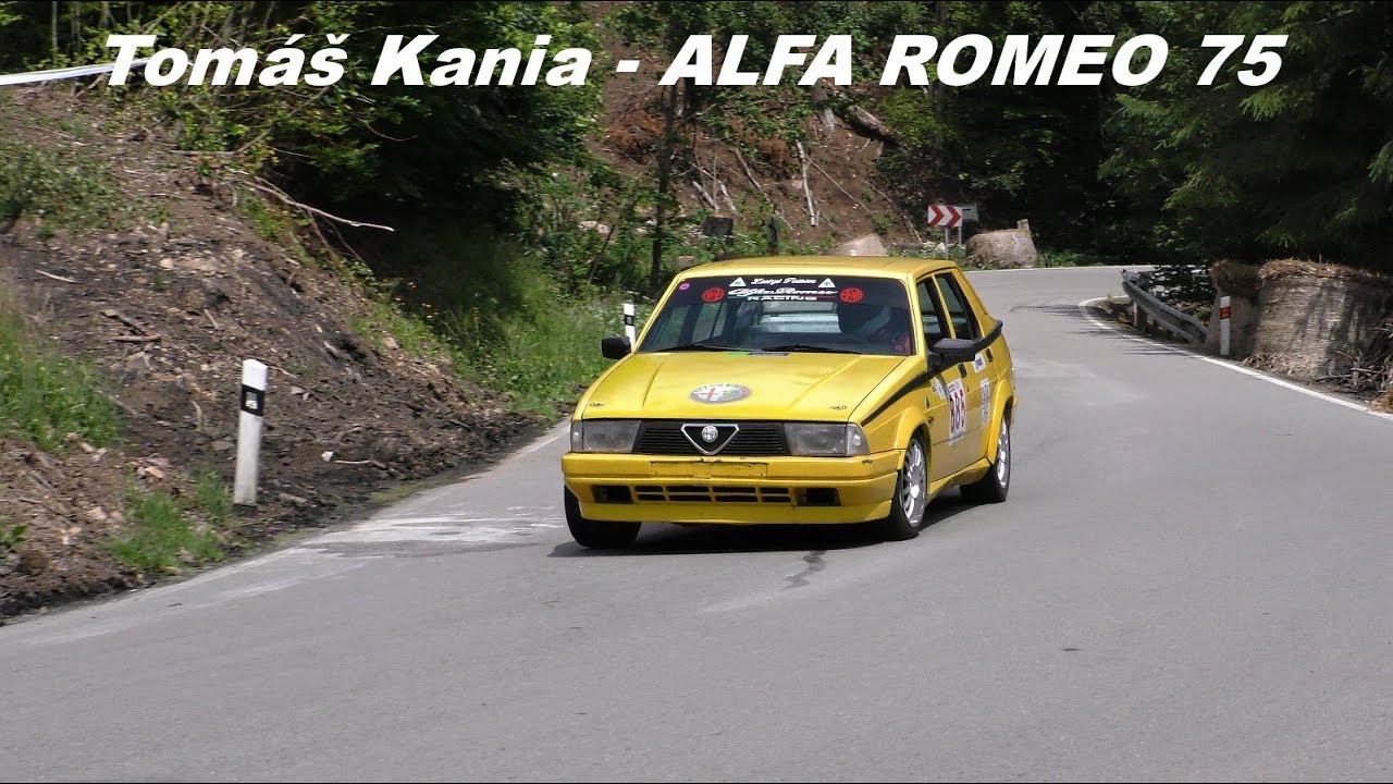Tomáš Kania ALFA ROMEO 75  4 Vírské serpentiny