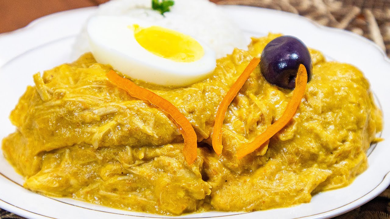Ají de Gallina o Pollo RECETA PERUANA Super Fácil y Delicioso | Sazón y Corazón