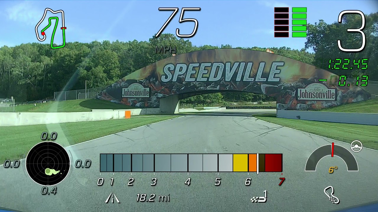 Smurf C8 Corvette at Road America (PDR)