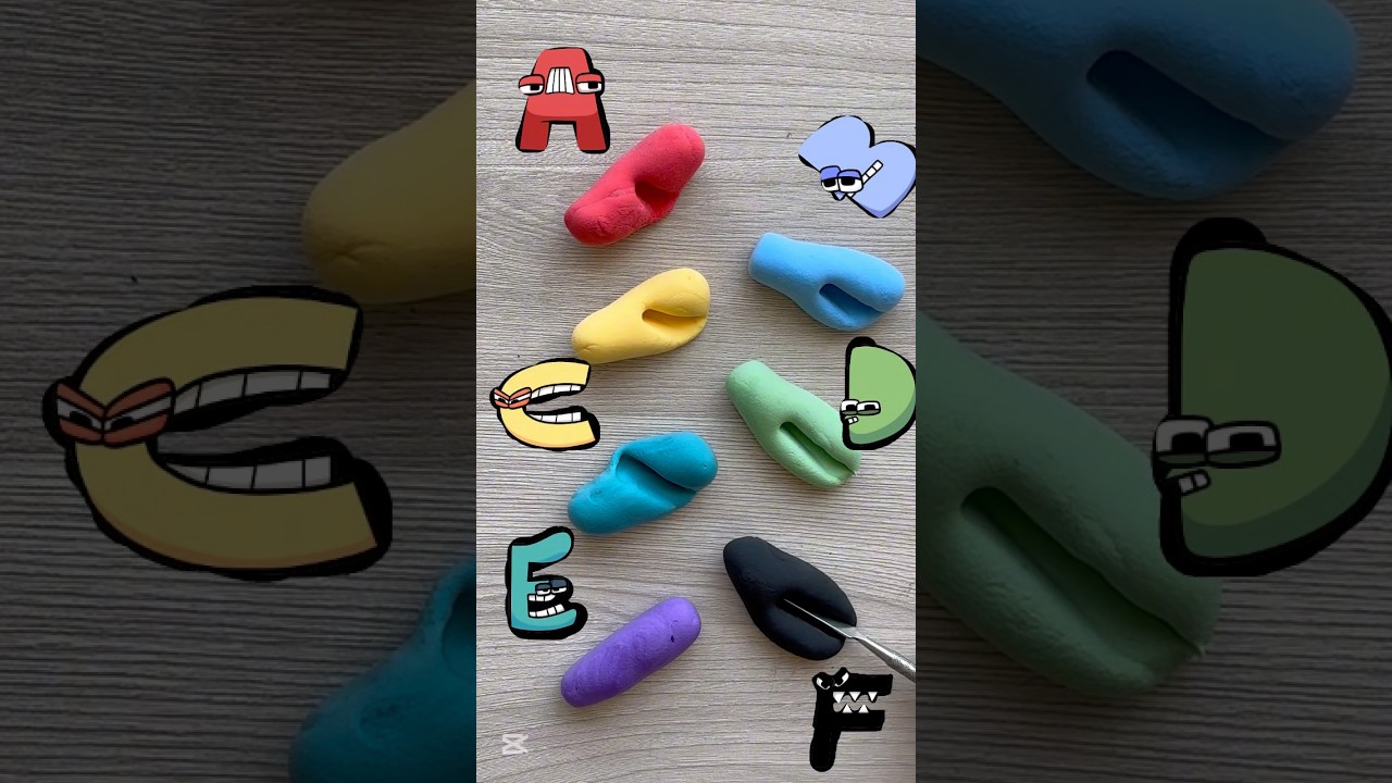 Reverse Alphabet lore color mixing#colormixing #satisfing #shorts #reverse