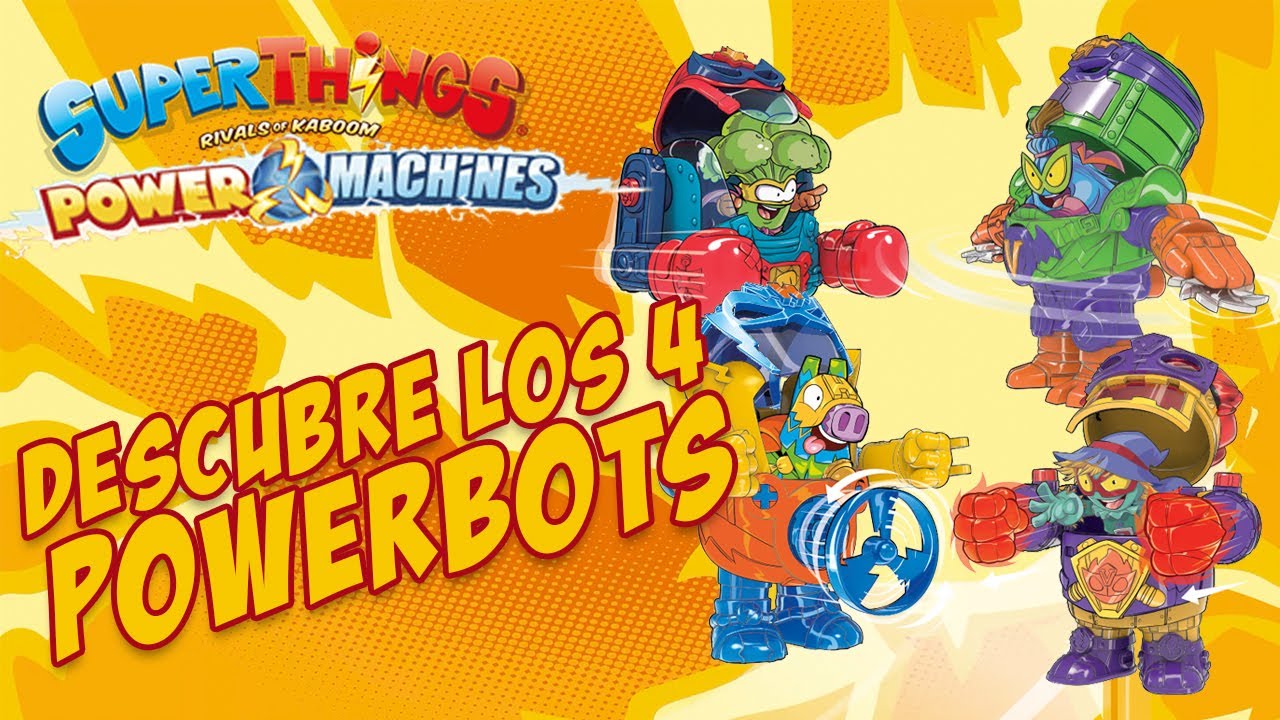 🚀 NUEVOS POWERBOTS ⚡️ #SUPERTHINGS POWER MACHINES #SUPERZINGS SERIE 7