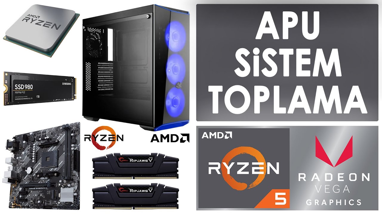 AMD Ryzen 5 5600G APU İşlemcili Bilgisayar Topluyoruz.