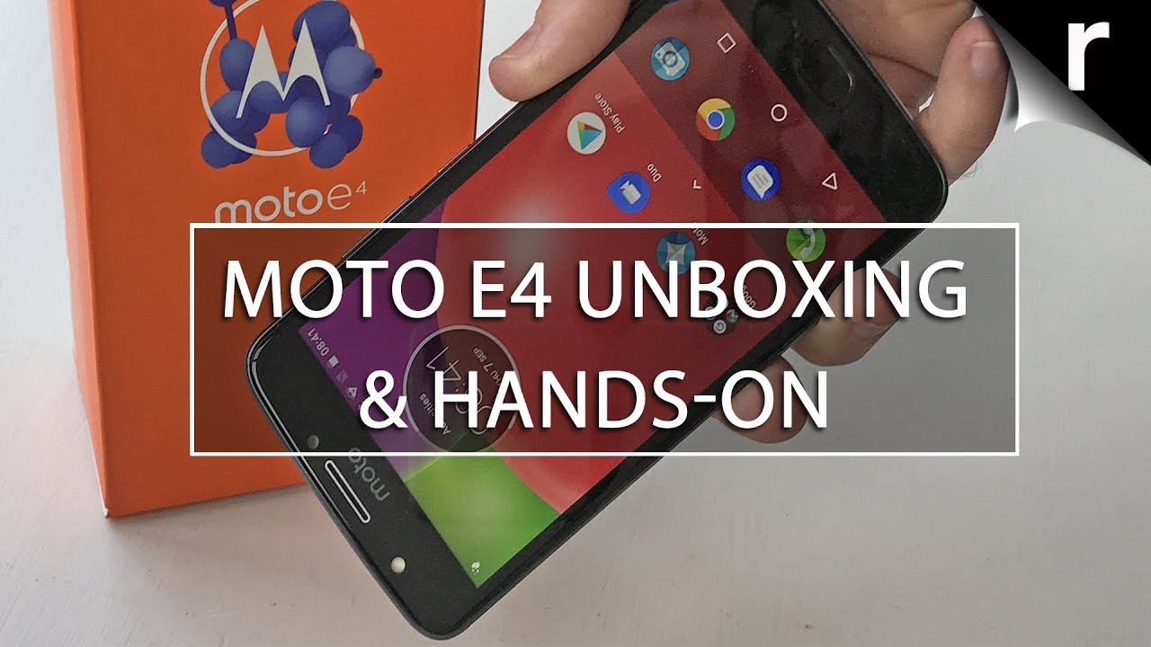 Moto E4 Unboxing, Setup & Hands-on Review