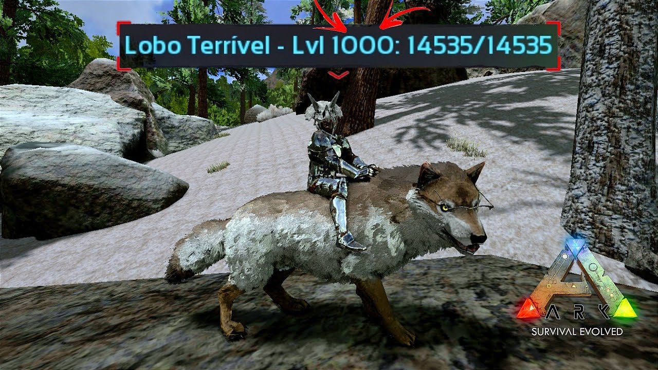 LOBO TERRÍVEL nível 1000!!! ARK mobile