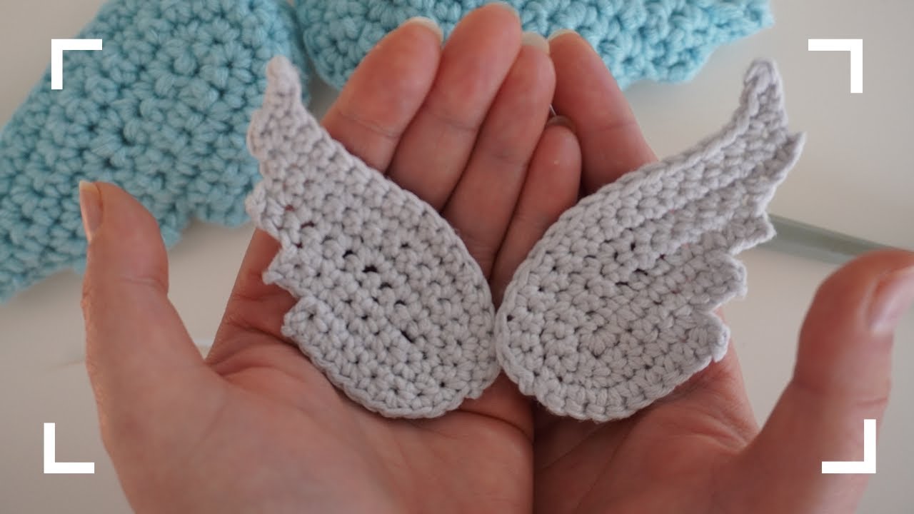 Crochet Easy Angel Wings ⭐ Crochet for Beginners!