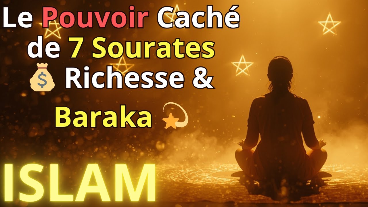 7 Sourates du Coran qui attirent la richesse et la baraka 🌙✨