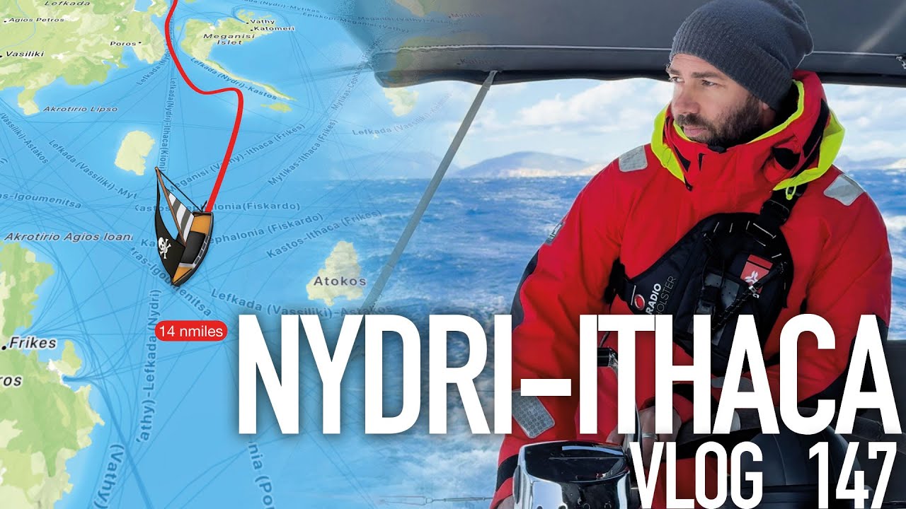 44 knots Meltemi! NYDRI to ITHACA