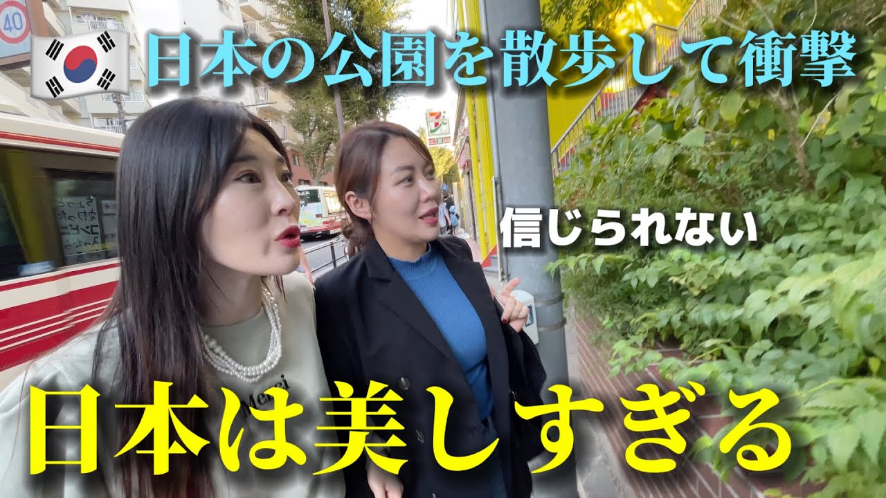 初日本旅行中、ただ散歩したくて公園に行ったんですが、本当に驚きました!!! 日本は美しすぎる!!!