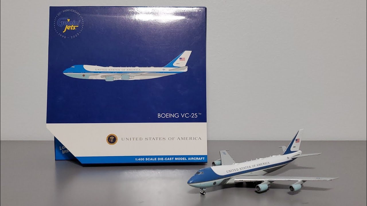Gemini Jets 1:400 Boeing VC-25 Air Force One [28000] Model Review (2023 release)