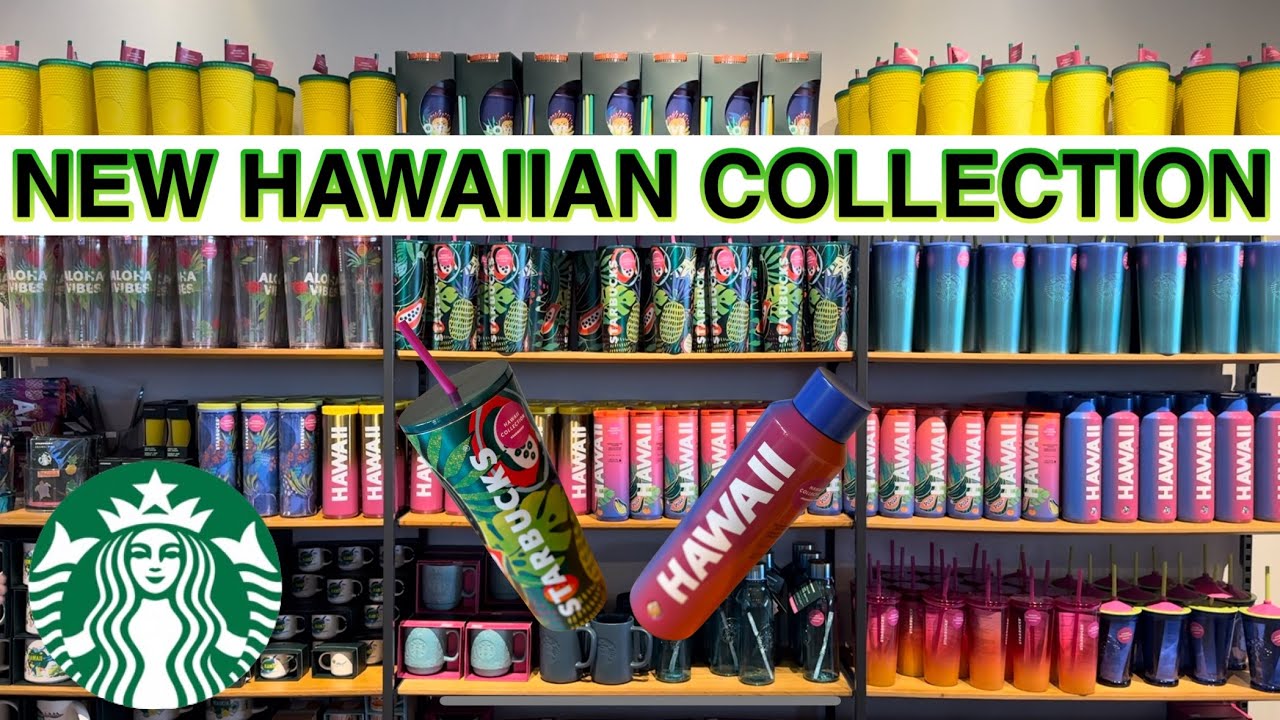 STARBUCKS HAWAIIAN COLLECTION CUPS & TUMBLERS 