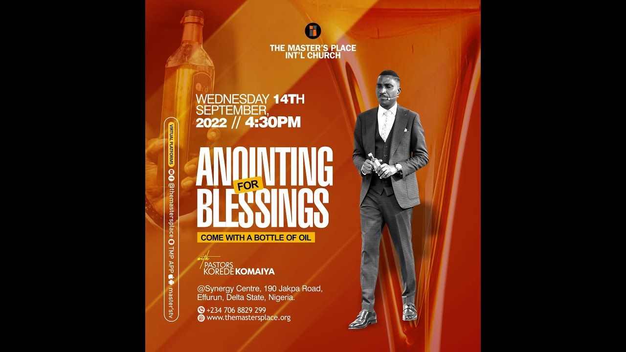 Anointing For Blessings | Pastor Korede Komaiya